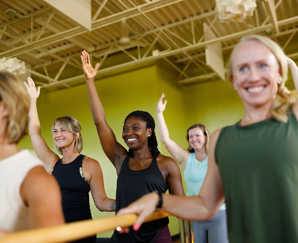 Barre class at the Wisconsin Athletic Club