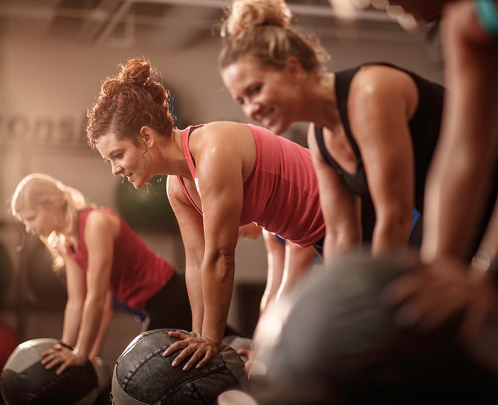 Barre class at the Wisconsin Athletic Club