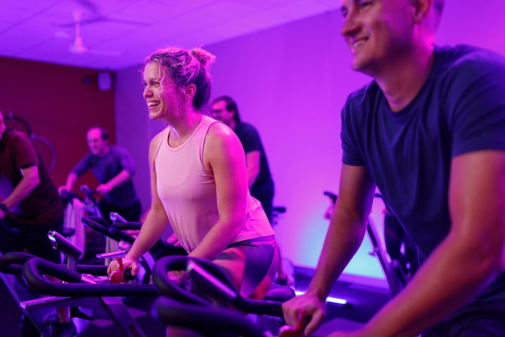 Indoor cycle class