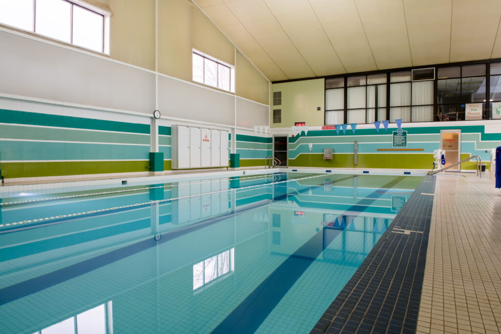 Indoor pool in Lake Country