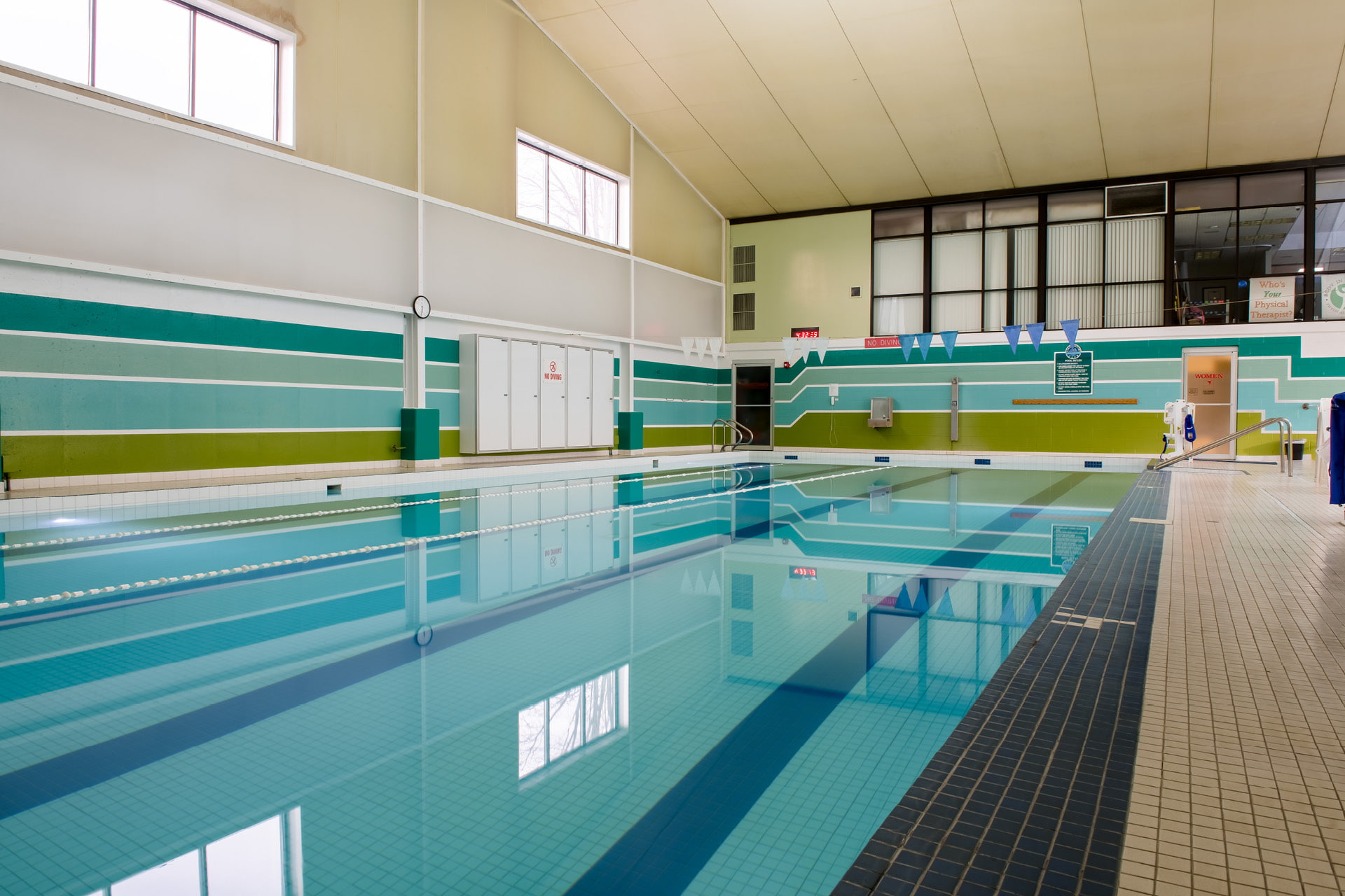 Indoor pool in Lake Country