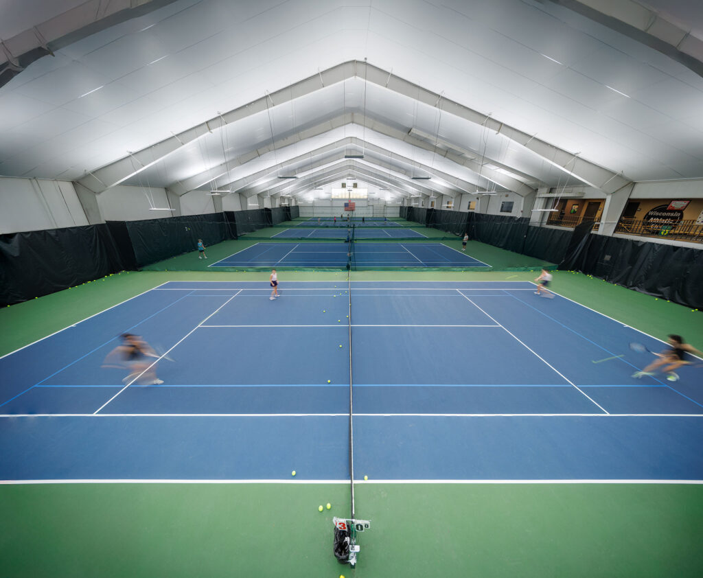 Indoor tennis courts at WAC Lake Country