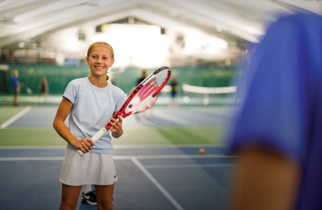 Youth tennis lessons in Lake Country