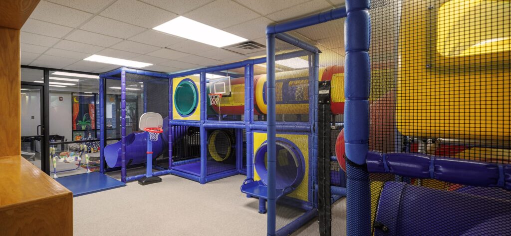 Kids' Clubhouse at WAC Lake Country Tubes play area childcare