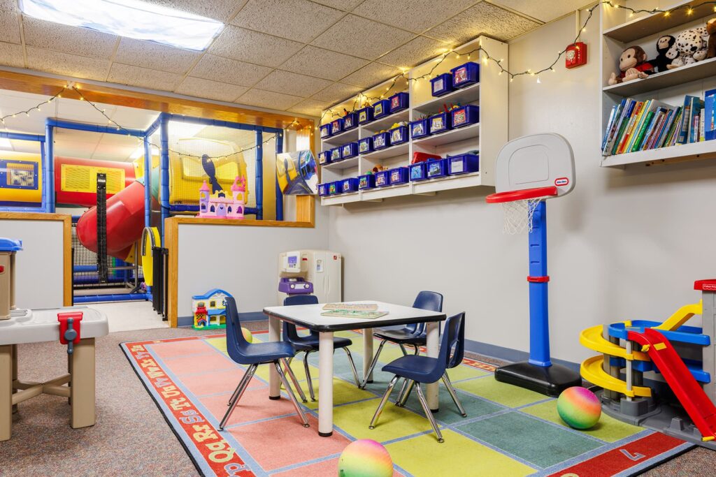 Kids' Clubhouse at WAC Lake Country. Childcare, toys, kids, play area