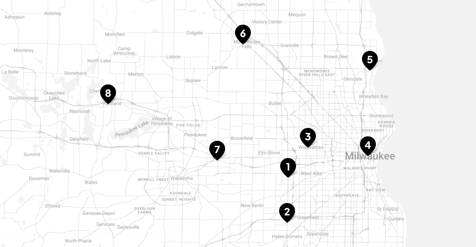 Locations Landing Page Map